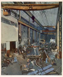 ニューカッスルの戦車、正面のイギリス人アーティスト、西部戦線の続き、1918年